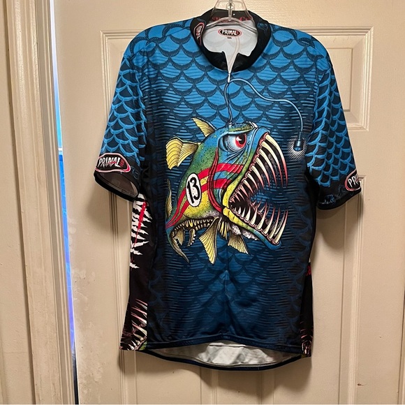 PRIMAL WEAR Fishious Cycle Men’s Shirt. Sz XXL. - Picture 1 of 5